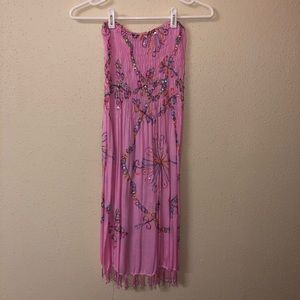 Strapless dress